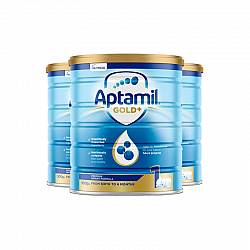 [新西兰直邮] Aptamil 爱他美金装 婴幼儿奶粉 1段  900g (3罐/6罐可选)